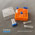 Kryo -Box -Speicher von Cryovial